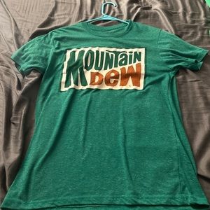 Mountain Dew official shirt medium good condition no flaws